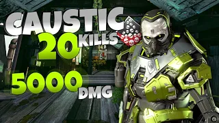 INTENSE SOLO 20 BOMB WITH CAUSTIC - Apex Legends