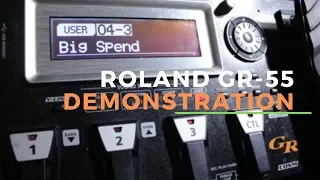 ROLAND GR-55 (2019 DEMONSTRATION) - Best Synthesizer for Guitar