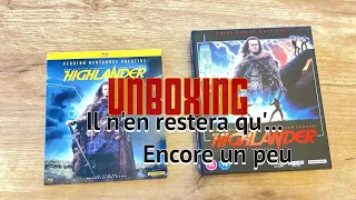 HIGHLANDER - Blu Ray 4K Collector - Unboxing