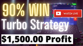 90% Win Rate TURBO Binary Options Strategy | LIVE Trades | DOUBLE CONFIRMATION 📊💰