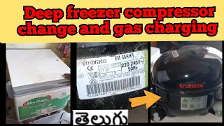 western deep freezer not cooling/ Telugu/ deep freezer not cooling/ deep freezer compressor