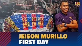 [BEHIND THE SCENES] Jeison Murillo's first day at FC Barcelona