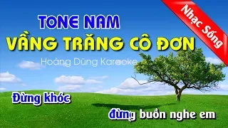 Vầng Trăng Cô Đơn Karaoke Nhạc Sống Tone Nam