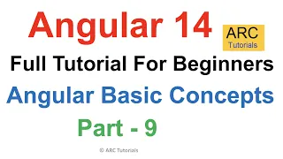 Angular 14 Tutorial For Beginners #9 - Basic Concepts | Angular 14 Tutorial Project