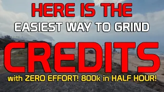 ZERO EFFORT! Easiest way to grind CREDITS! | World of Tanks