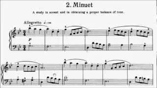 First Lessons in Bach Book 1 No.2 Minuet BWV Anh 115 G Minor (Anna Magdalena) Sheet Music