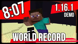 [FWR] Minecraft 1.16.1 Any% Demo Speedrun 8m 7s 567ms