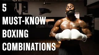 5 Boxing Combos every beginner NEEDS to learn (with or without a punching bag)