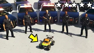 Kann man mit dem RC AUTO 5 Sternen ENTKOMMEN in GTA 5 ?