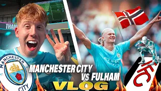 THE MOMENT ERLING HAALAND SCORED HIS 7TH MANCHESTER CITY HAT-TRICK VS FULHAM!!