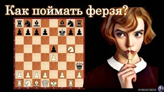 Catch your opponent's queen in the opening! Chess for beginners. Traps.