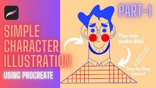 How to draw a flat vector illustration using Procreate: Easy step-by-step tutorial