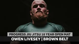 Owen Livesey puts a foot sweep seminar on brown belt