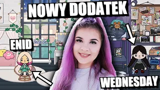 NOWY DODATEK 💜 ZROBIŁAM POKÓJ DLA WEDNESDAY I ENID 💜 TOCA MY ROOM