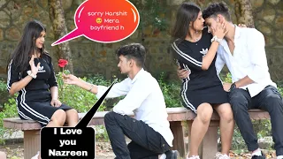 Proposing🌹Prank On Cute Friend | Gone Emotional🥺 | Harshit PrankTv