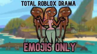 ONLY SPEAKING IN EMOJIS IN TOTAL ROBLOX DRAMA! (did I win??) 😭 | with voice