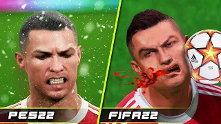 FIFA 22 vs eFootball PES 2022 - Amazing Realism and Attention to Detail PS5 (A to Z)