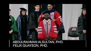 Dr. Felix Quayson, PhD degree graduation at The Ohio State University #stemeducation #education #phd