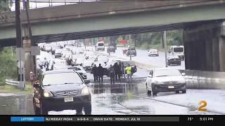 Flash floods in New Jersey leave people stranded