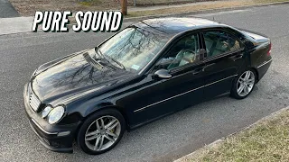 2006 Mercedes C230 Magnaflow Exhaust Cold start and Sound