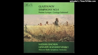 Alexander Glazunov : Symphony No. 4 in E-flat major Op. 48 (1893)