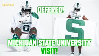 WHAT A D1 VISIT LOOKS LIKE | Michigan State University | I THINK THEY OFFERED |