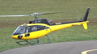 Eurocopter AS350B3 Ecureuil (Airbus Helicopters H125) OO-AMP / Start Up and Take Off