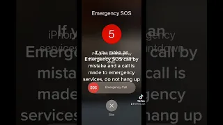 How to make SOS call from iPhone without dialling the numbers