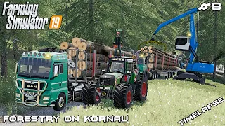 Transporting BIG LOADS with ​Chata Modding | Forestry on Kornau | Farming Simulator 19 | Episode 8