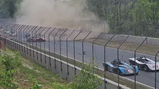 June Sprints 2023 SRF3 crash Kink Road America