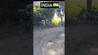 pakistan vs india cycle stunt 🥰🤯 #shorts