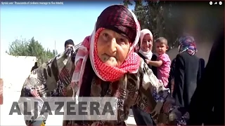 Syria’s war: Thousands of civilians manage to flee Manbij