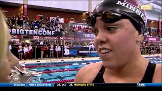 Highlights: Gopher Women's Swimming and Diving Wins 2015 B1G Championships