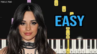 Camila Cabello - Easy | EASY Piano Tutorial by Pianella Piano