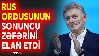 SON DƏQİQƏ! Rus ordusu daha bir kəndi ələ keçirdi: Peskov cəbhədəki vəziyyətdən danışdı - CANLI