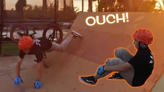 DANGERBOYS FIRST HARD CRASH ON BMX BIKE!