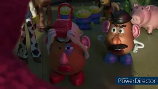 Mr. Potato Head - Hey, no one takes my wife's mouth except me!