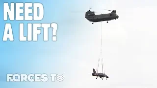 Need A Lift? Why A Chinook CARRIED This Hawk Jet | Forces TV