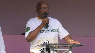 President Zuma ethula inkulumo eMsinga kwi MK Party members