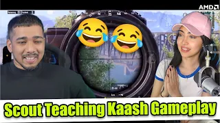 Scout Teaching Kaash Gameplay 😂 | Scout  And Kaash Plays Funny Highlights