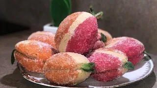 Рецпт пирожное  «Персики»🙂