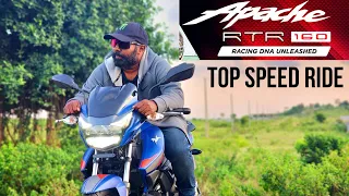 2022 TVS Apache RTR 160 2V Top Speed First Ride Review