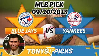 Toronto Blue Jays vs. New York Yankees 9/20/2023 FREE MLB Picks and Predictions on MLB Betting Tips