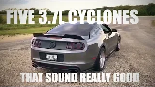 5 INSANE Sounding 3.7L Cyclones