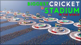 Cricket Stadium Size Comparison | 2022 - Biggest!