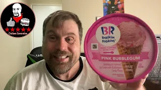 Baskin Robbins Bubblegum Ice Cream Review