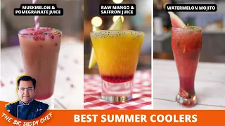 3 amazing summer drinks to beat the heat | Raw Mango & Saffron juice| watermelon mojito #ajaychopra