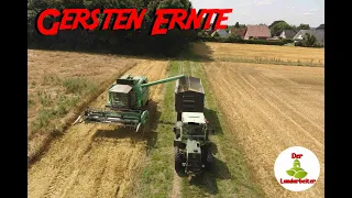 Gersten Ernte | Mit einem Deutz M 36.10 und einem MB Trac 1100