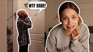 CAUGHT CHEATING WITH ANOTHER GUY PRANK ON BOYFRIEND! **he loses it**
