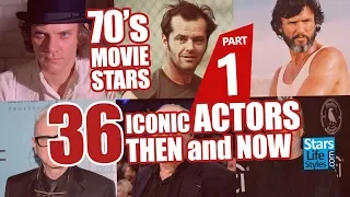 70's Movie Stars : 36 Iconic Actors Nowadays | Hollywood Moviestars Then And Now